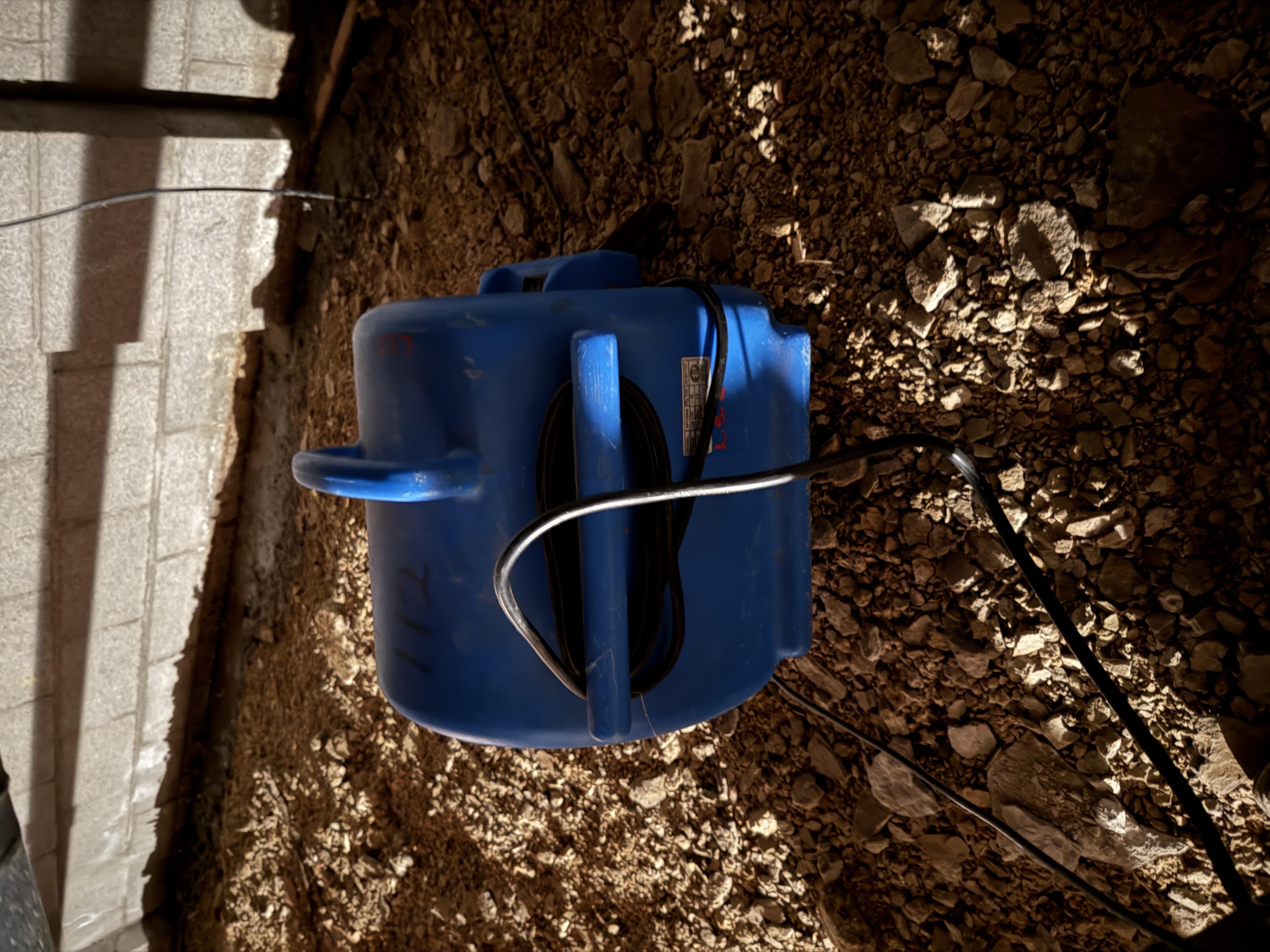 Drying equipment deployed